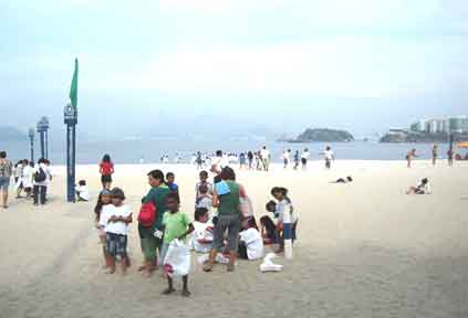 Dia mundial de limpeza de rios e praias